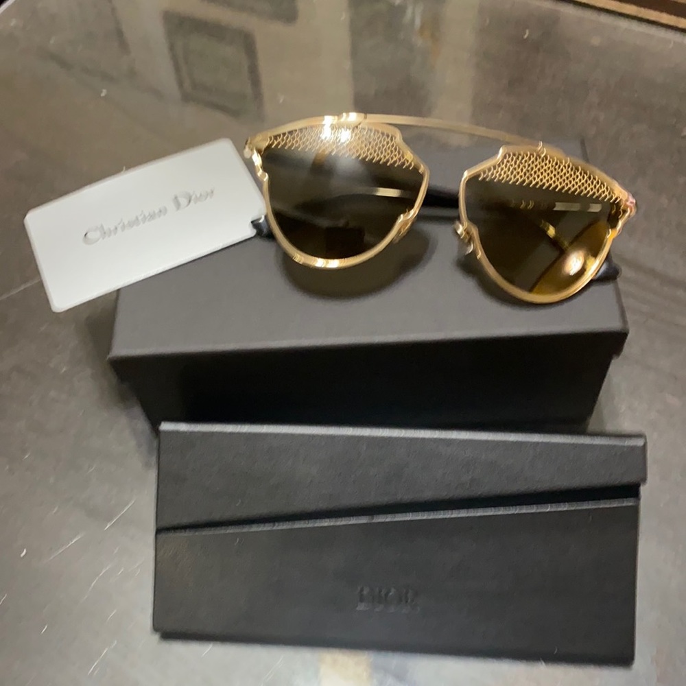 Sunglasses gold dior